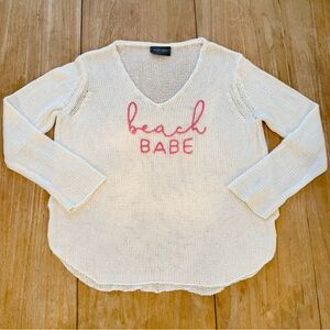 Wooden Ships “Beach Babe” Sweater Sz S